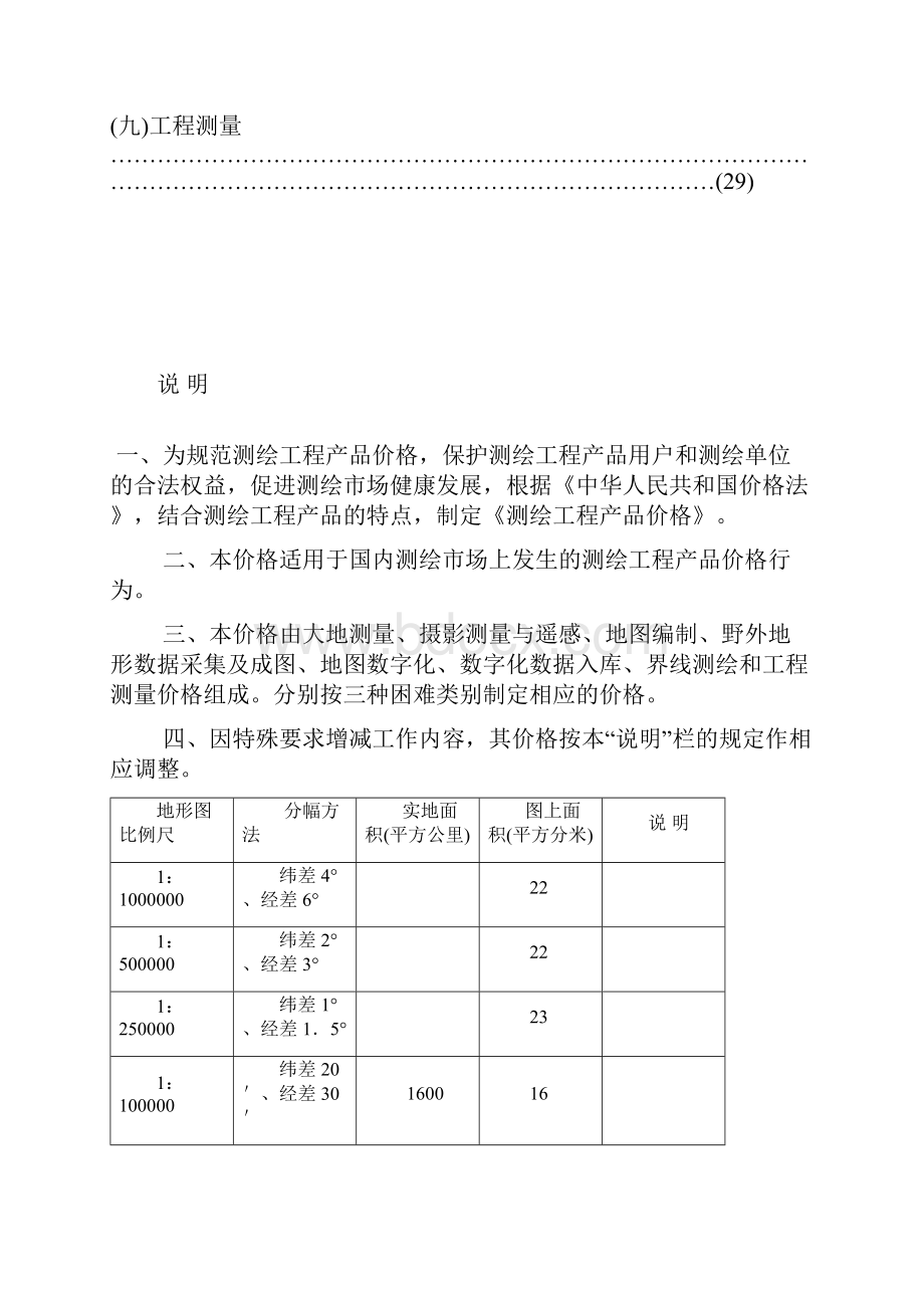 产品与管理测绘工程产品价格完整.docx_第2页