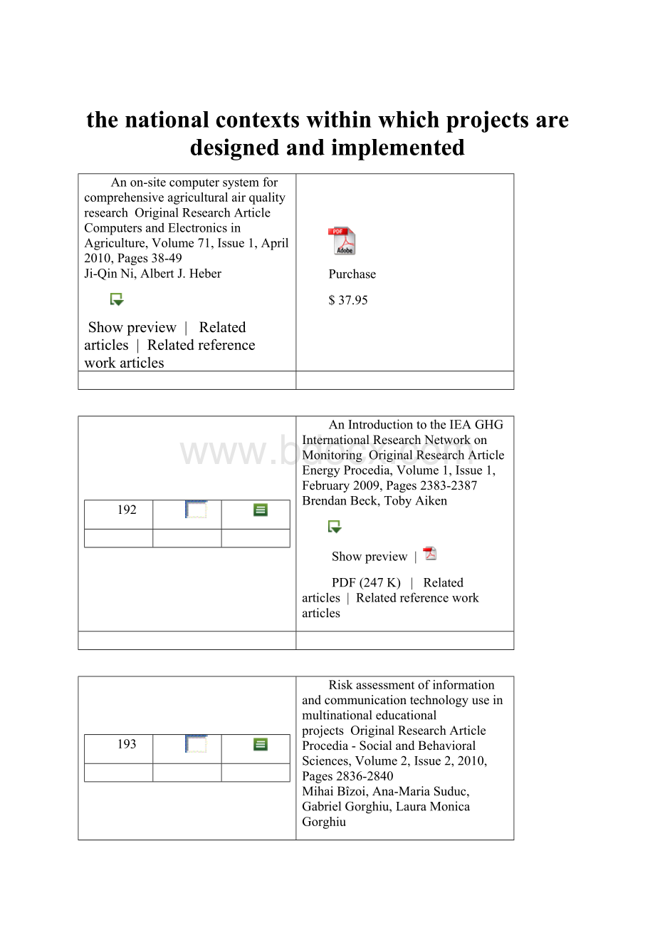 the national contexts within which projects are designed and implemented.docx_第1页