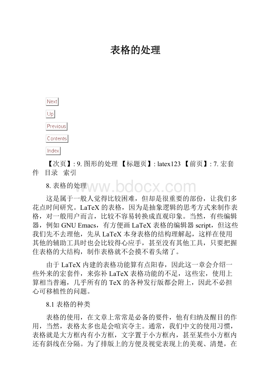 表格的处理.docx_第1页