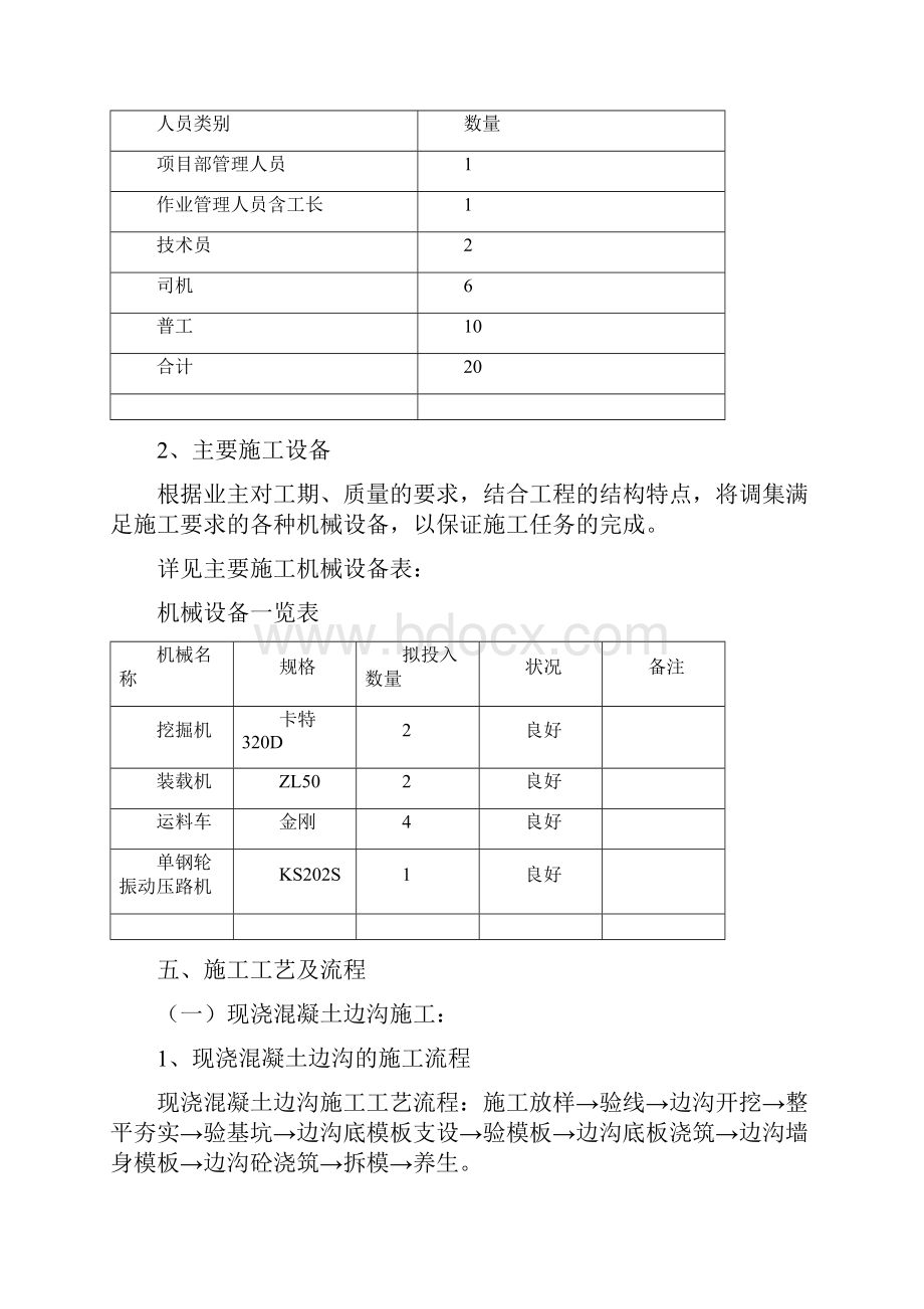 钢筋混凝土盖板边沟施方案.docx_第3页