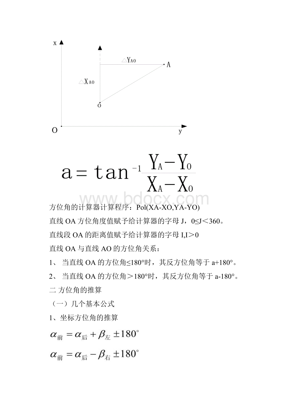 坐标正算反算公式讲解借鉴材料.docx_第3页