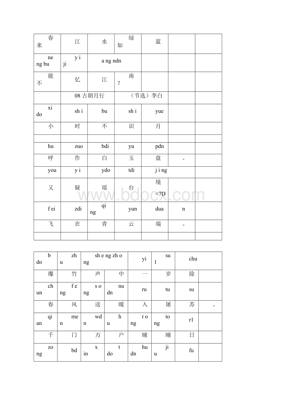 儿童古诗启蒙必读带拼音.docx_第2页