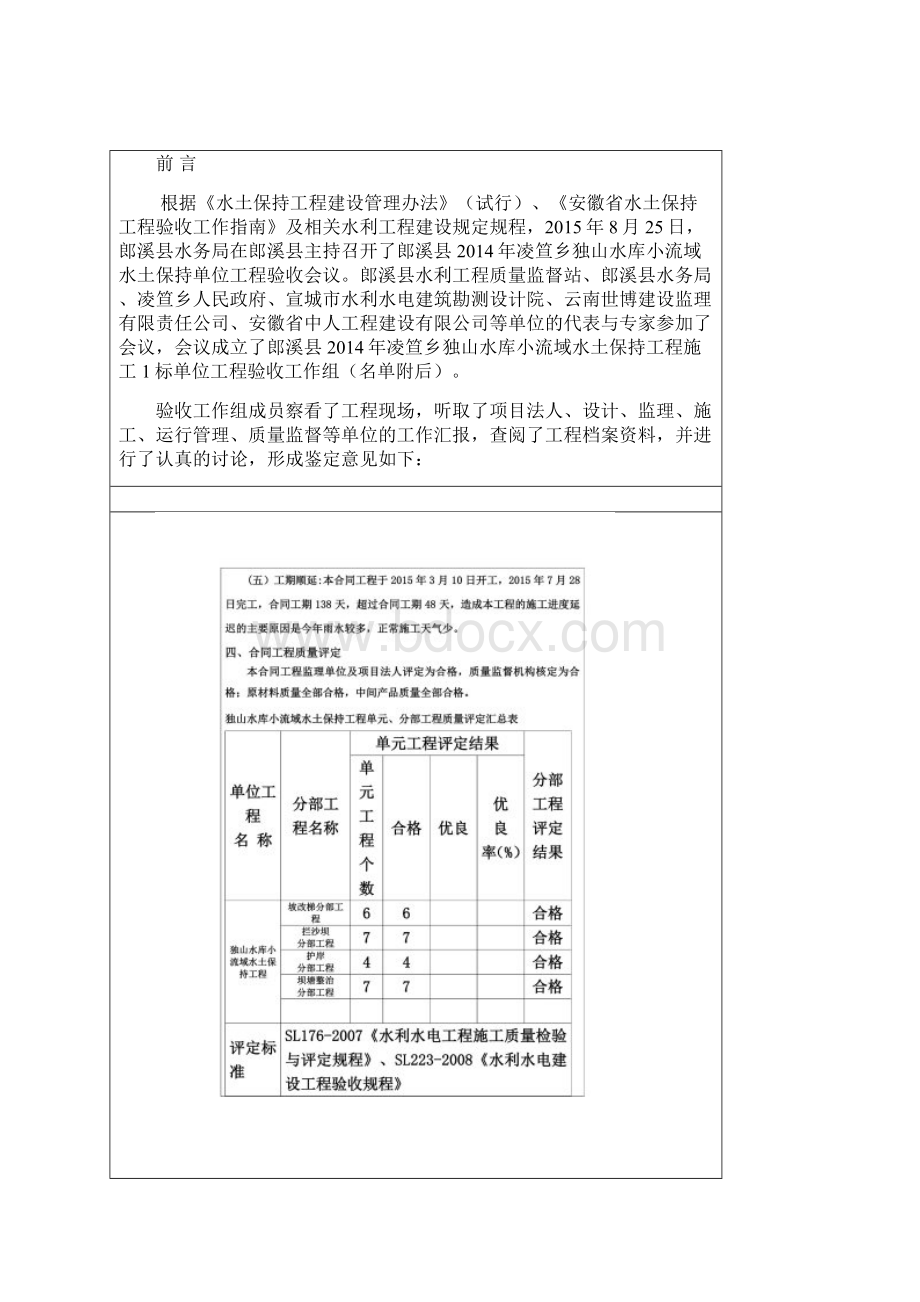 单位工程验收鉴定书水土保持.docx_第2页