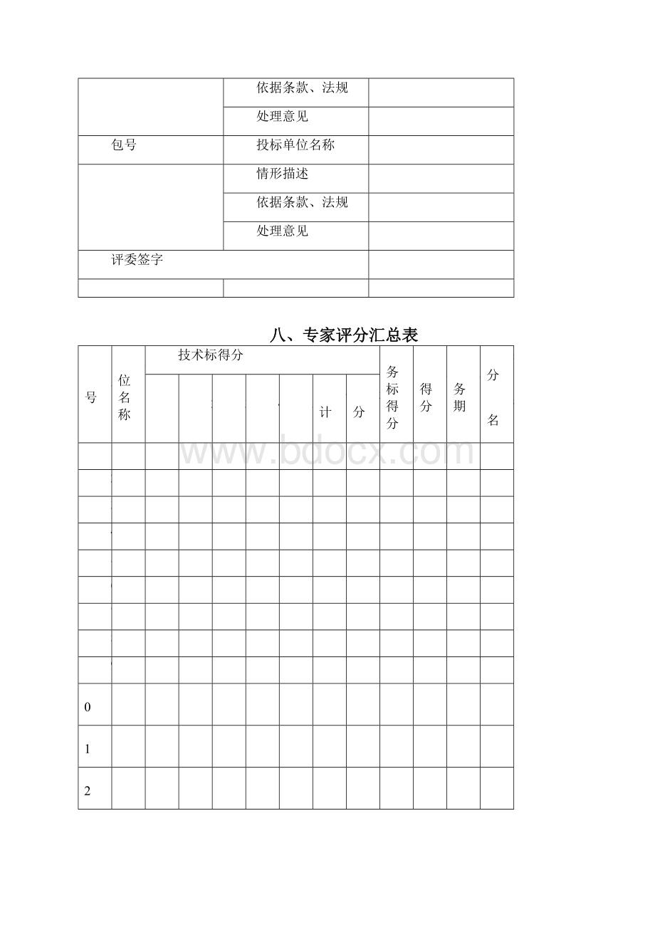 评标报告新模板货物.docx_第3页