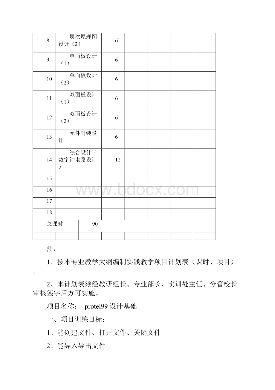 protel实践教学项目实施方案.docx_第2页