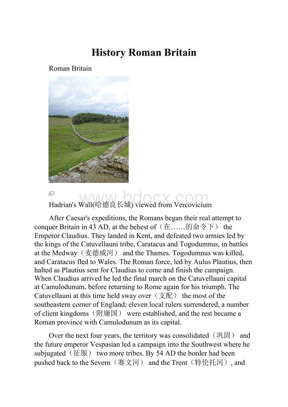 History Roman Britain.docx