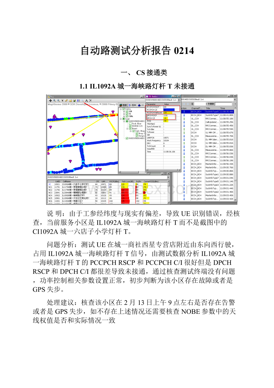 自动路测试分析报告0214.docx_第1页