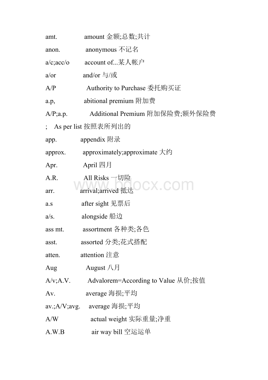 单证员常见英语缩写.docx_第2页