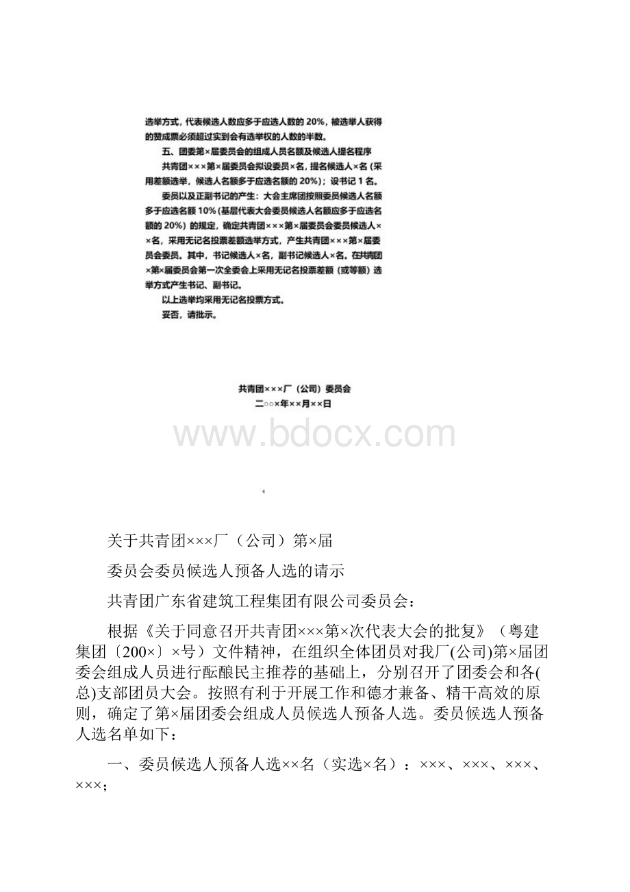 关于成立共青团委员会的请示.docx_第3页