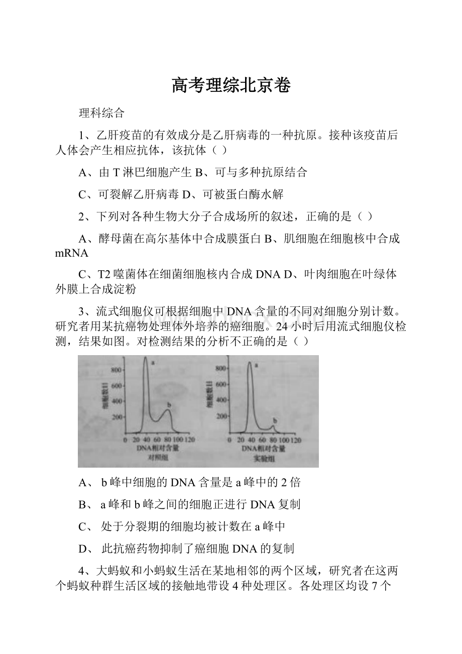 高考理综北京卷.docx_第1页