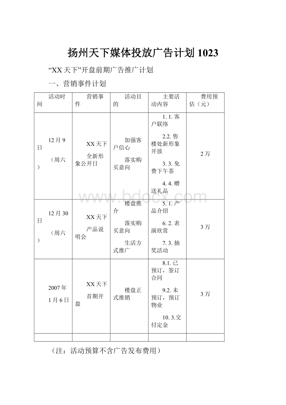 扬州天下媒体投放广告计划1023.docx