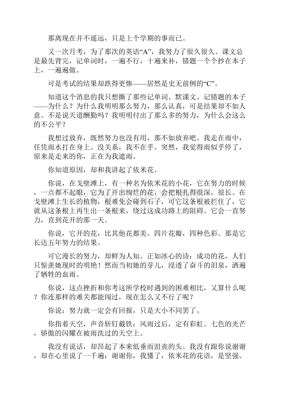 湖南省中考语文试题真题分项汇编专题13 作文Word版含答案解析.docx_第3页