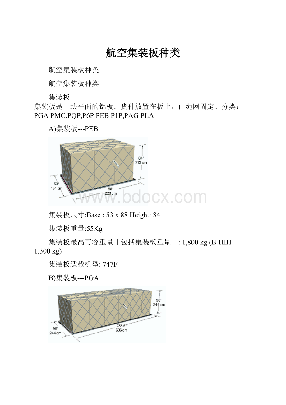 航空集装板种类.docx