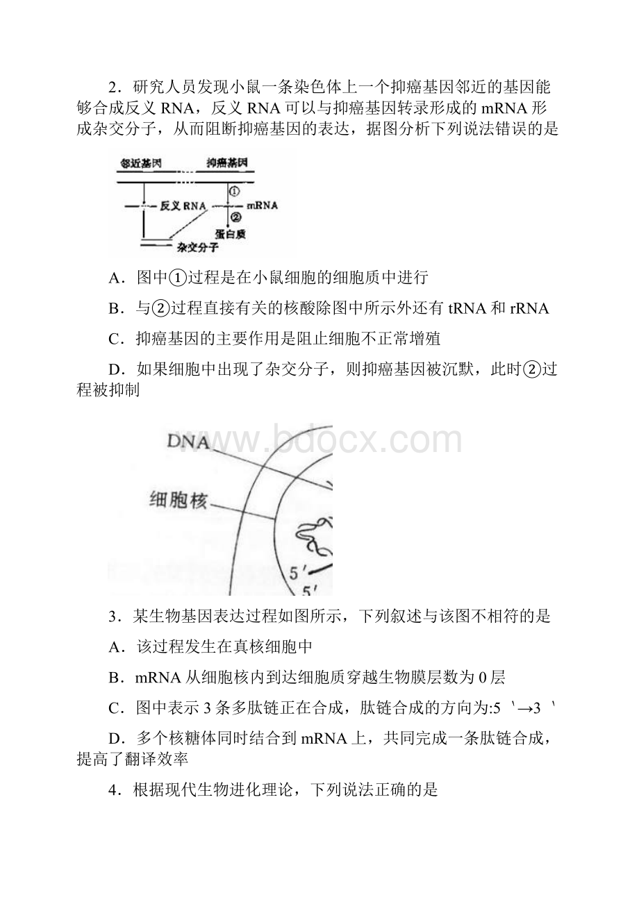 推荐学习高三理综第三次联考试题.docx_第2页