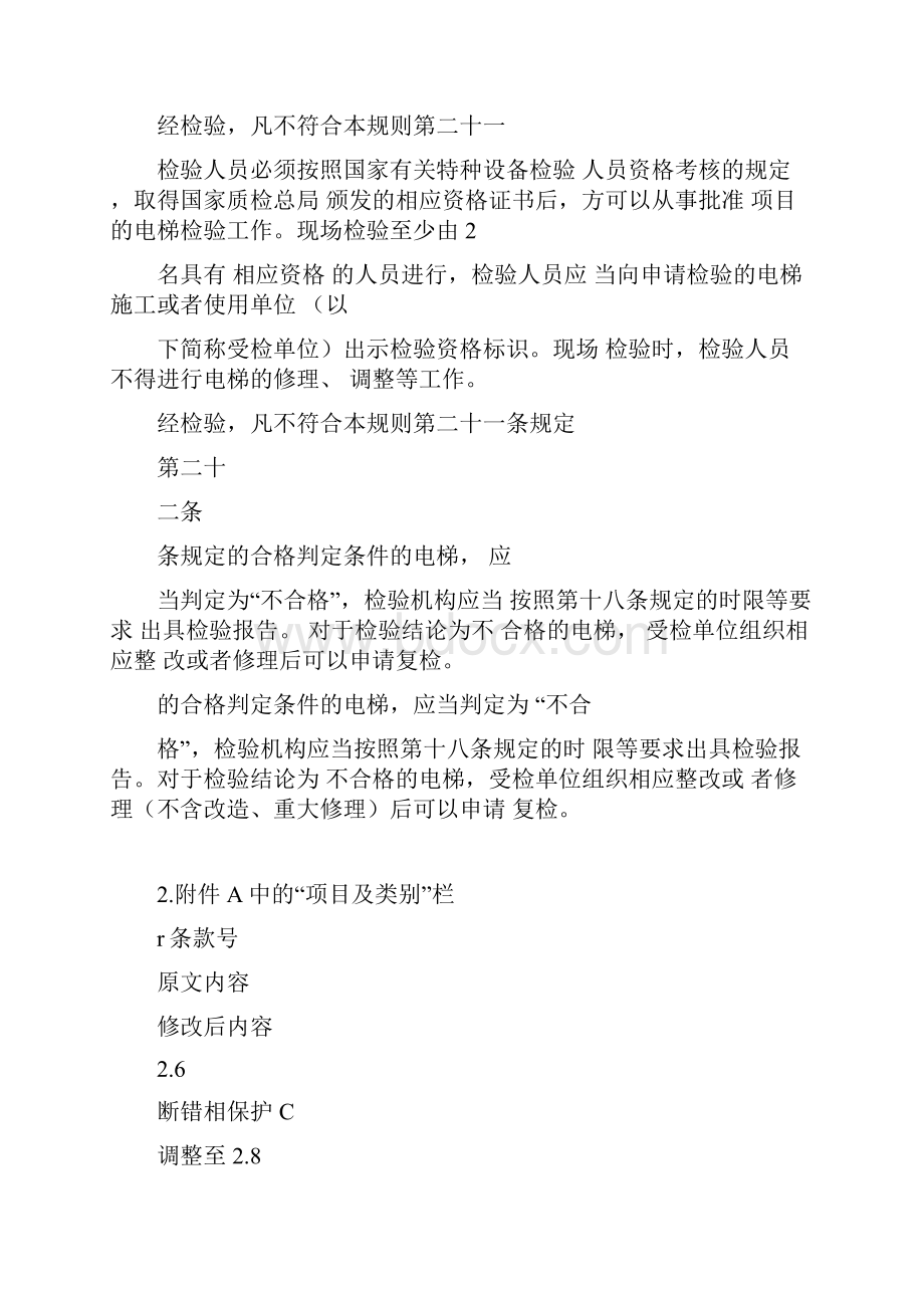 《电梯监督检验和定期检验规则曳引与强制驱动电梯》TSGT7001第2号修改单.docx_第3页