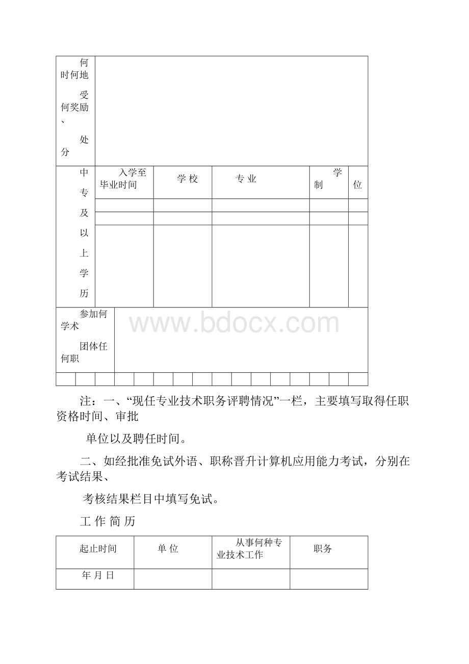 安徽省专业技术职务任职资格评审表.docx_第3页