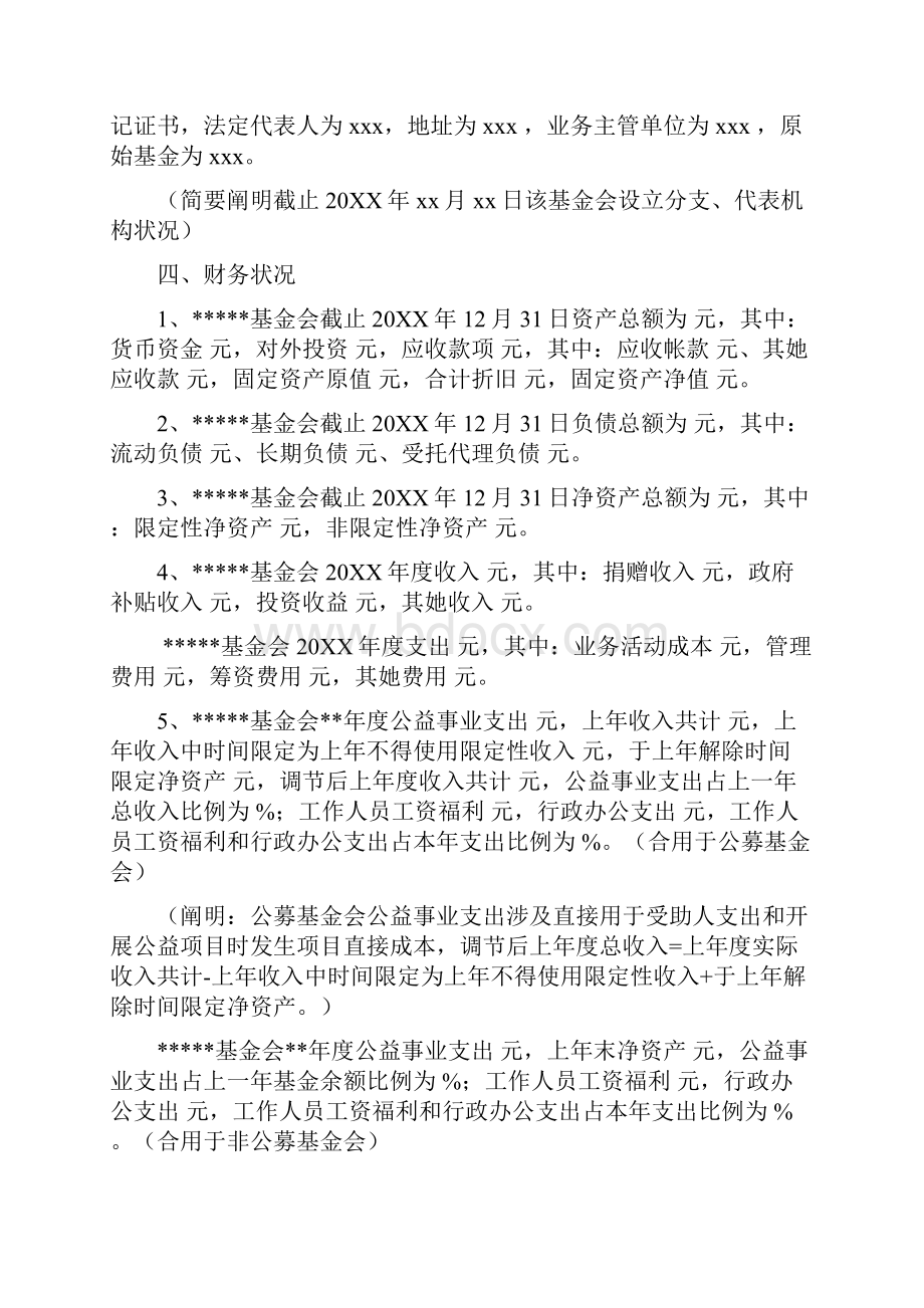 基金会年度审计报告示范文本样本.docx_第3页