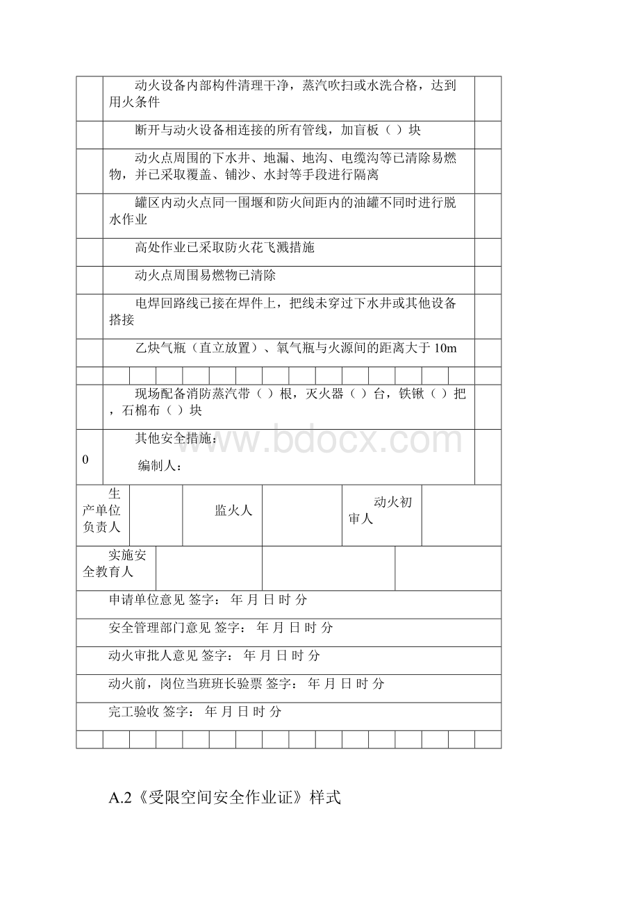 安全作业证的样式及管理内容.docx_第2页