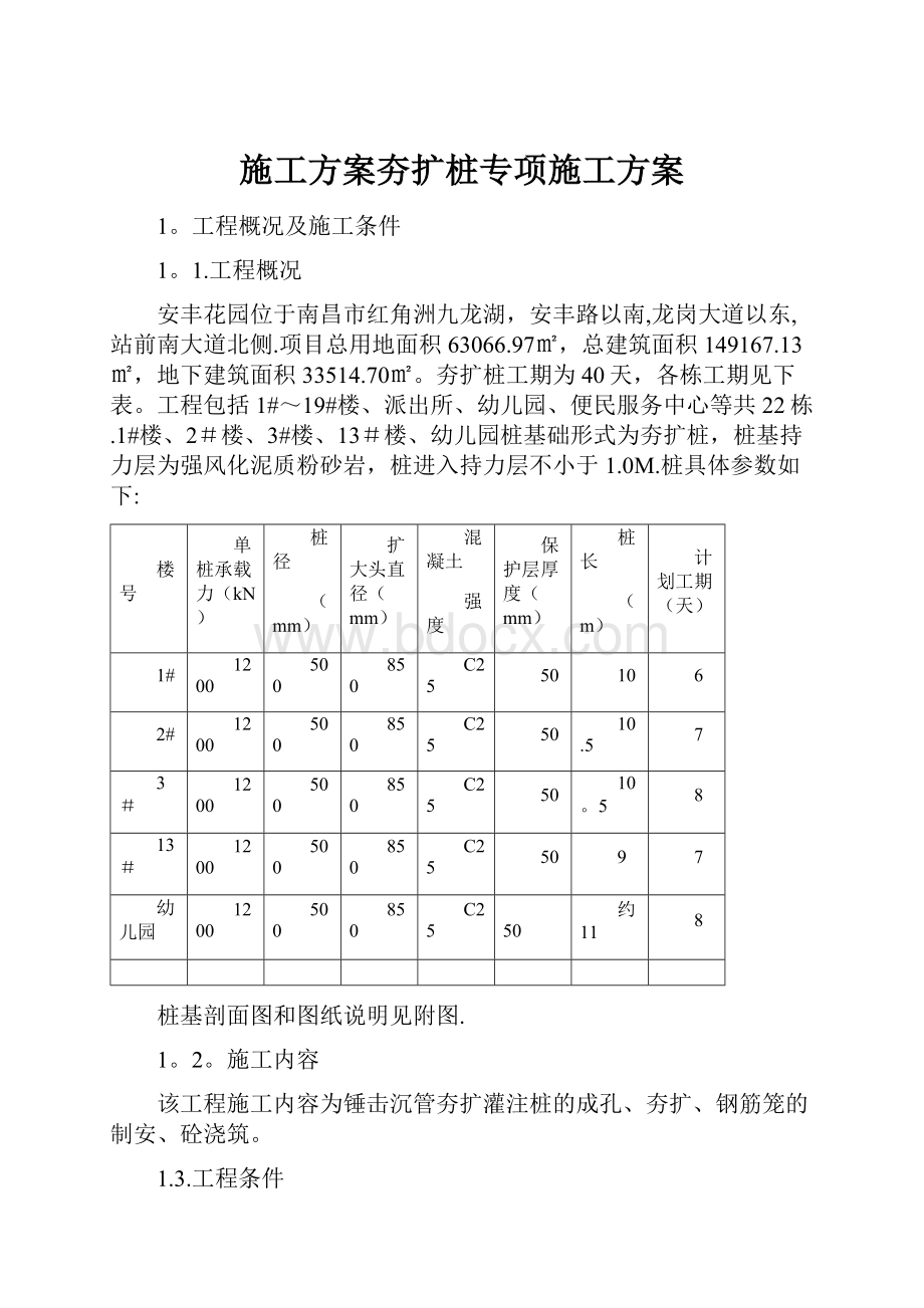 施工方案夯扩桩专项施工方案.docx