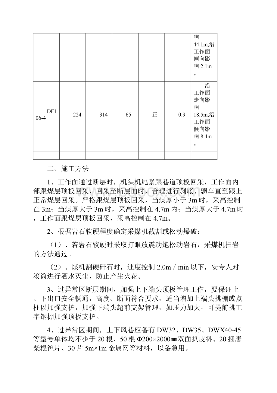 11113工作面过1号异常区安全技术措施.docx_第3页