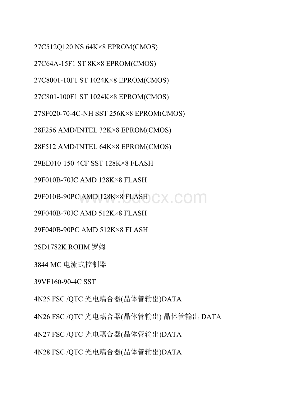 整理常用芯片功能列表.docx_第2页