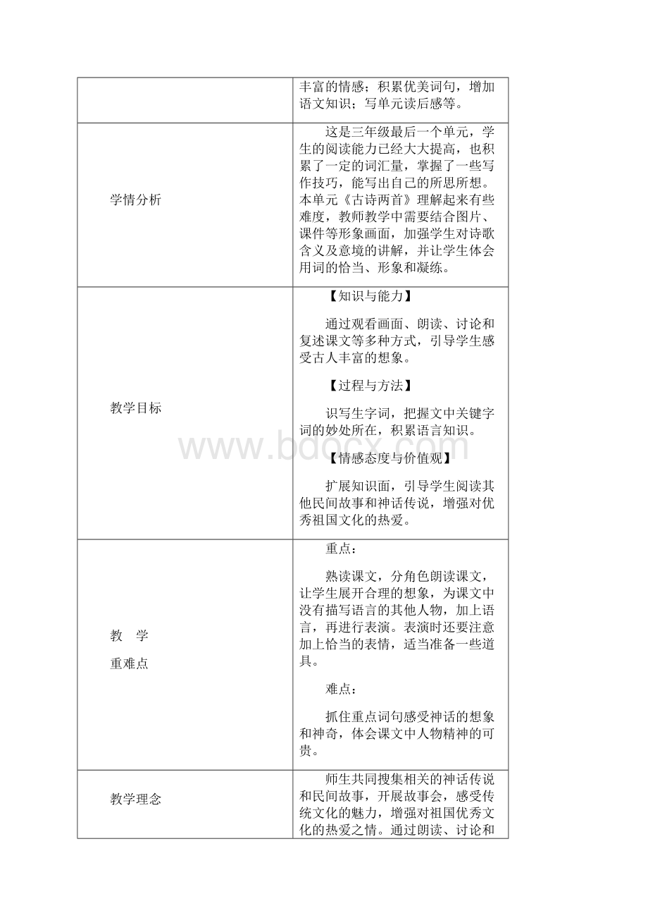 长宁学区三年级语文第八单元教学设计doc.docx_第2页