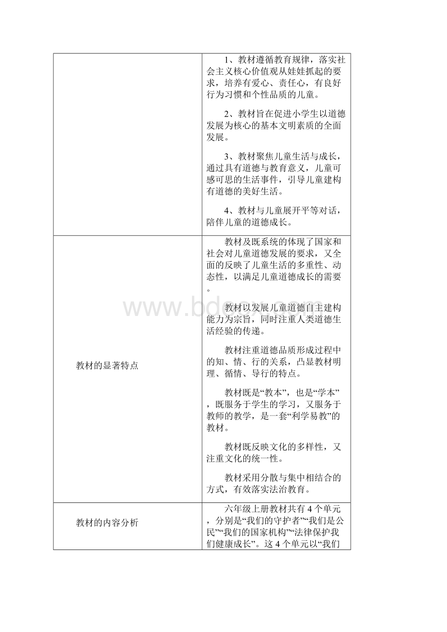 六年级新版部编版 道德与法治上册全册教案 教学计划及进度表.docx_第2页