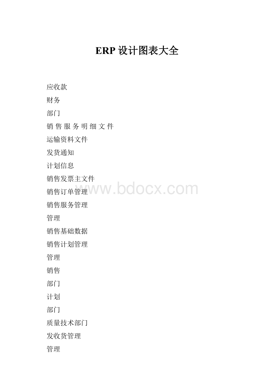 ERP设计图表大全.docx