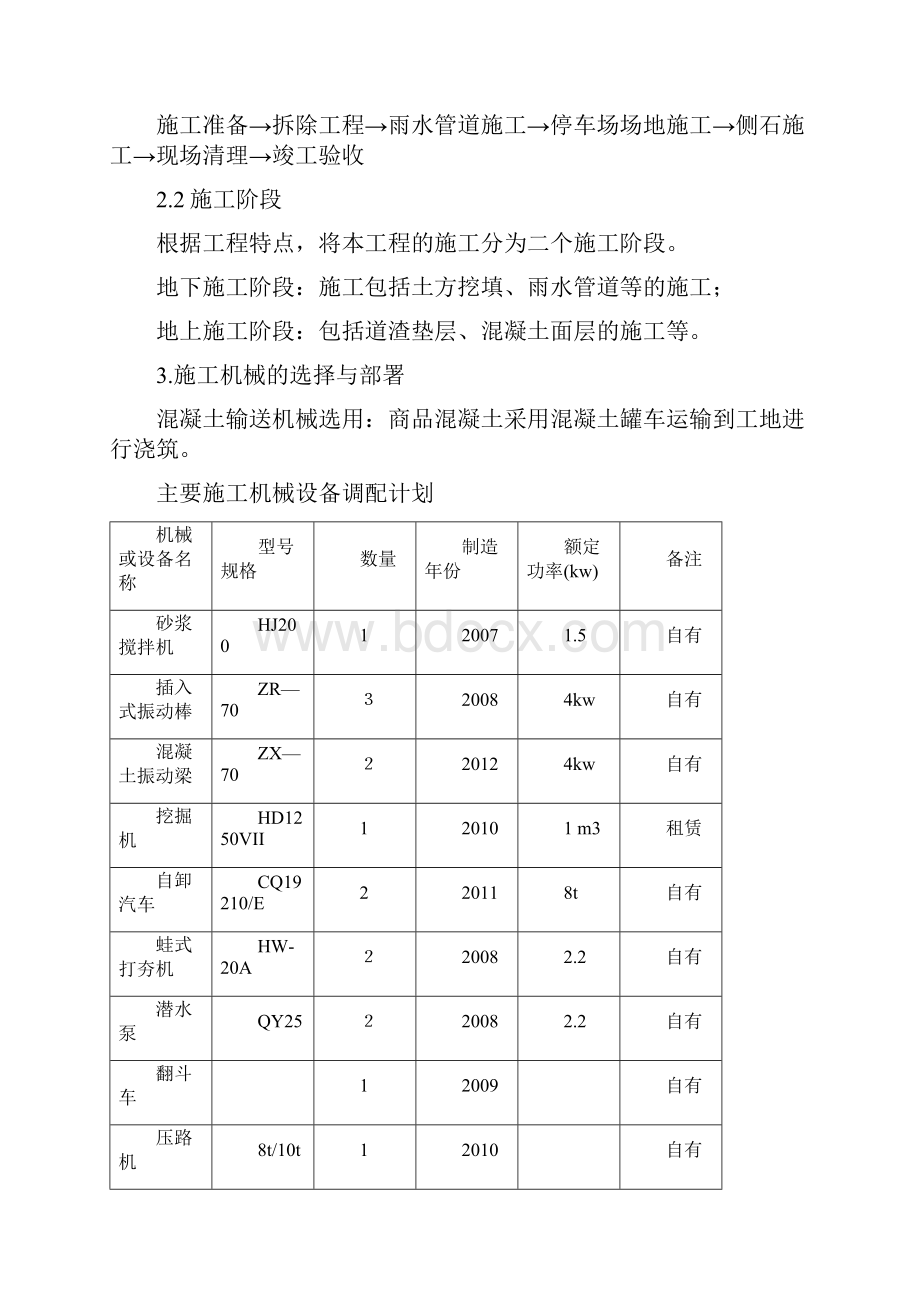 小区停车位施工组织设计.docx_第3页