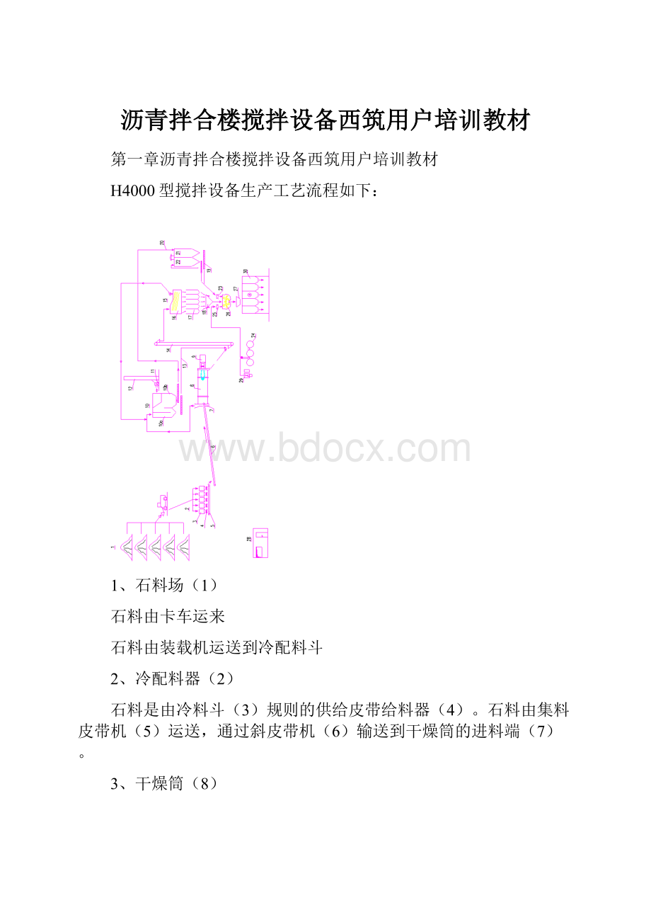 沥青拌合楼搅拌设备西筑用户培训教材.docx