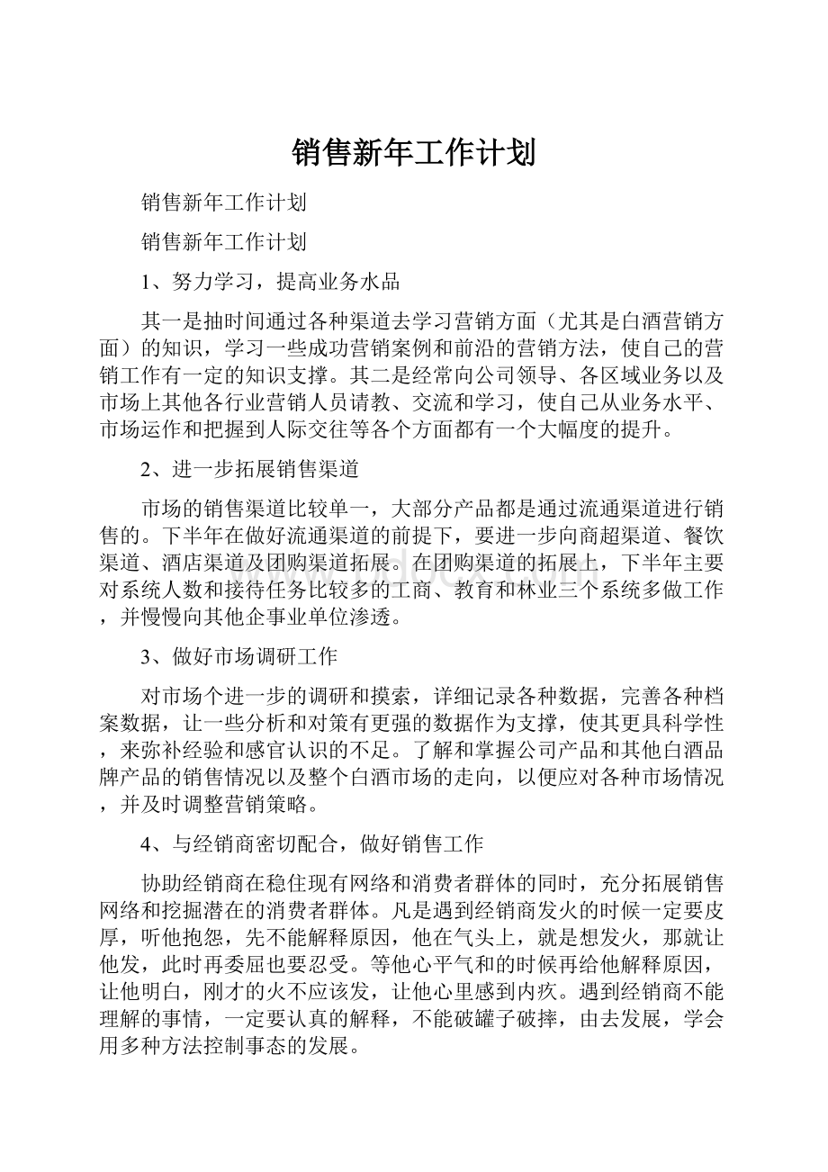 销售新年工作计划.docx