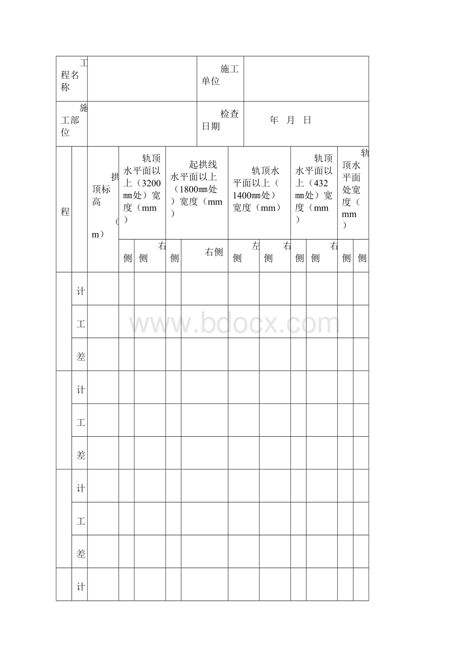 地铁施工记录隐蔽工程检查记录.docx_第3页