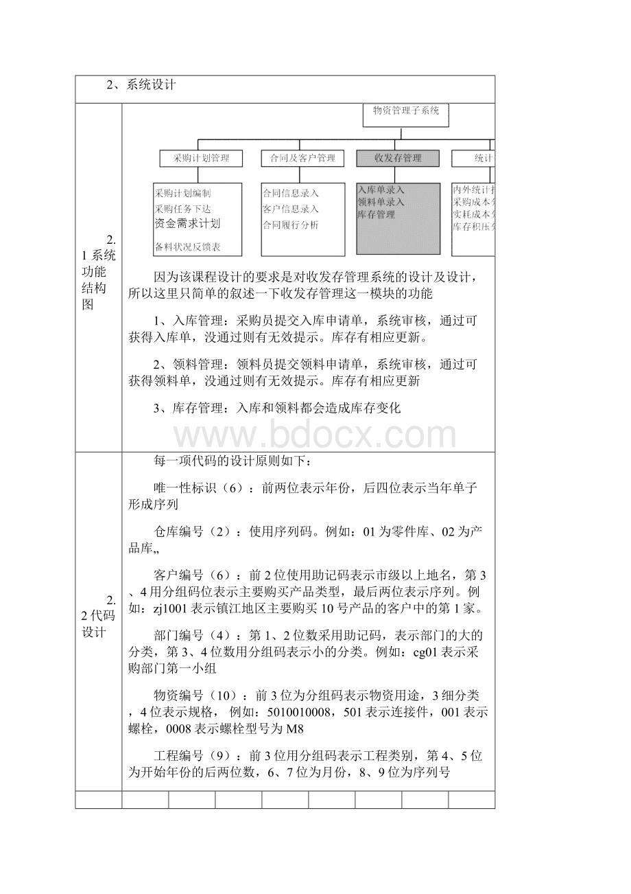 物料管理信息系统课程设计.docx_第2页