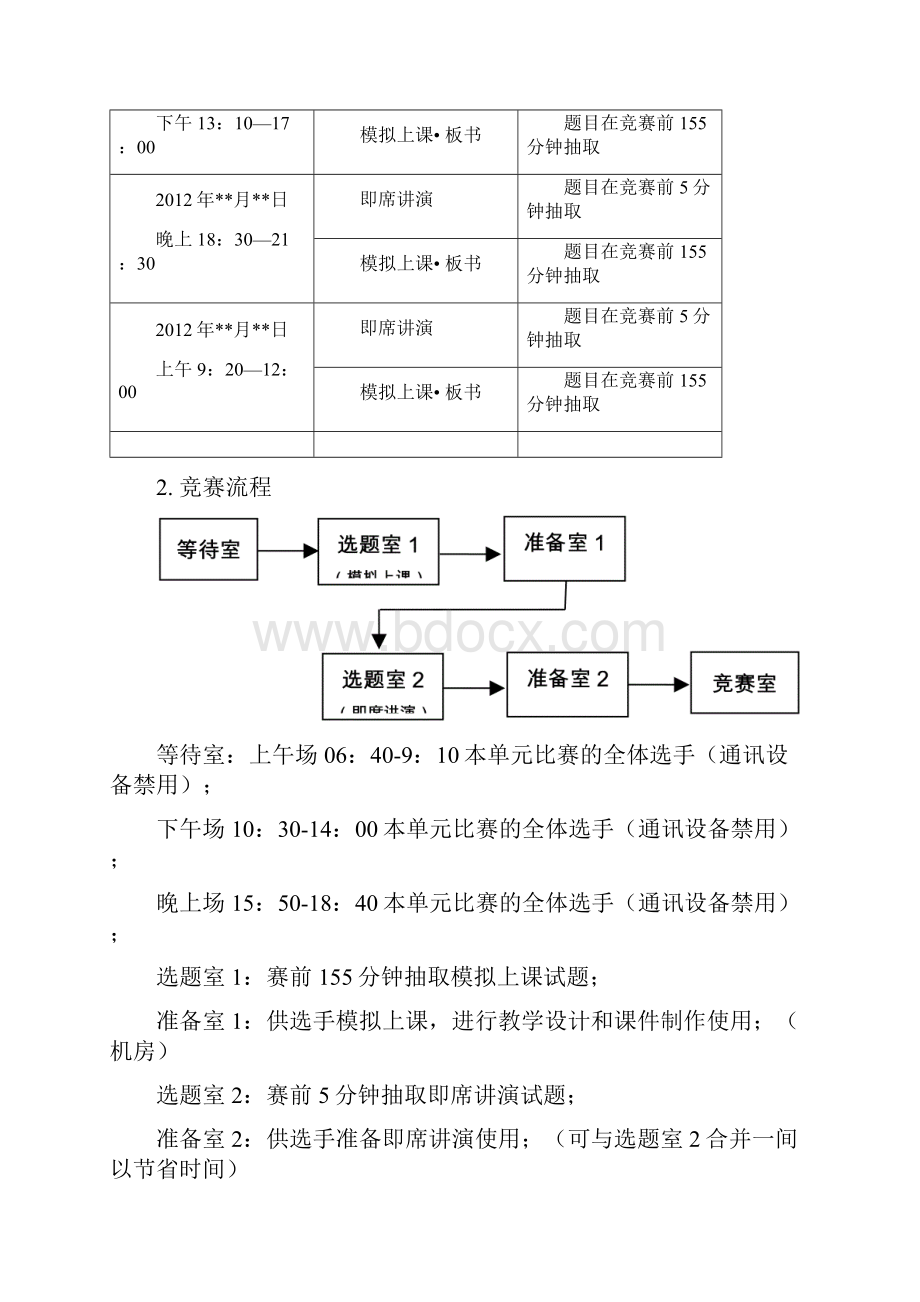 浙江省第六届师范生教学技能竞赛实施细则讨论稿.docx_第2页