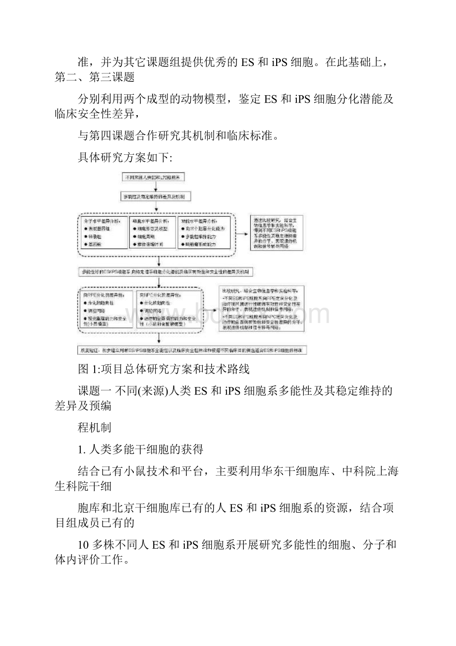 973项目国家自然科学基金项目申请书人多能干细胞多能性维持和发育潜能差异的系统研究.docx_第3页