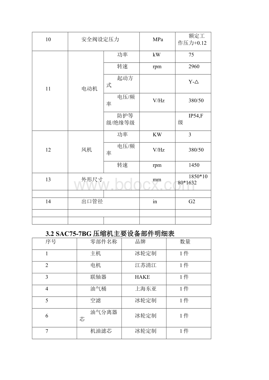 空气压缩机冷干机技术协约书.docx_第3页