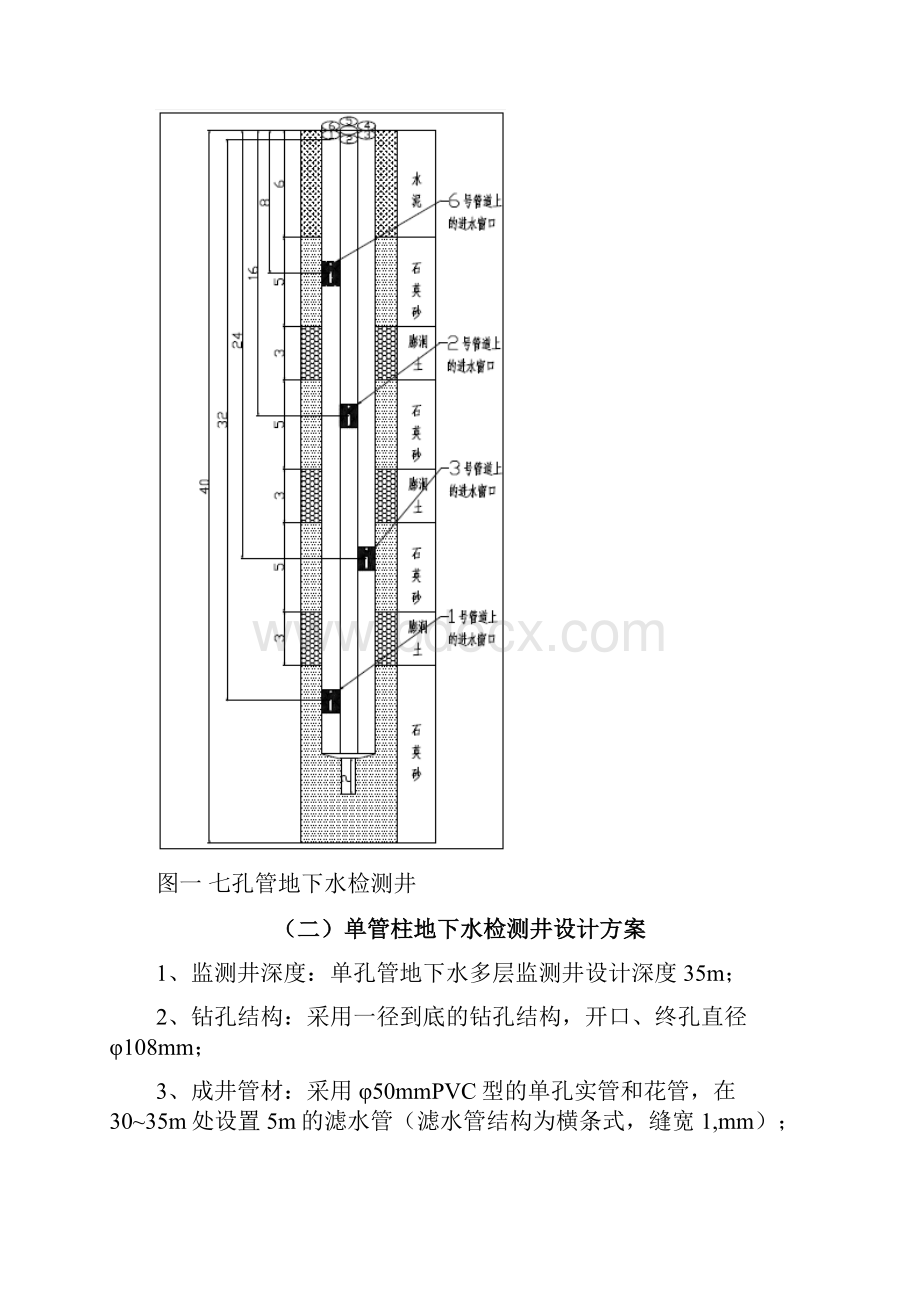 XX地下水监测井设计施工方案.docx_第3页