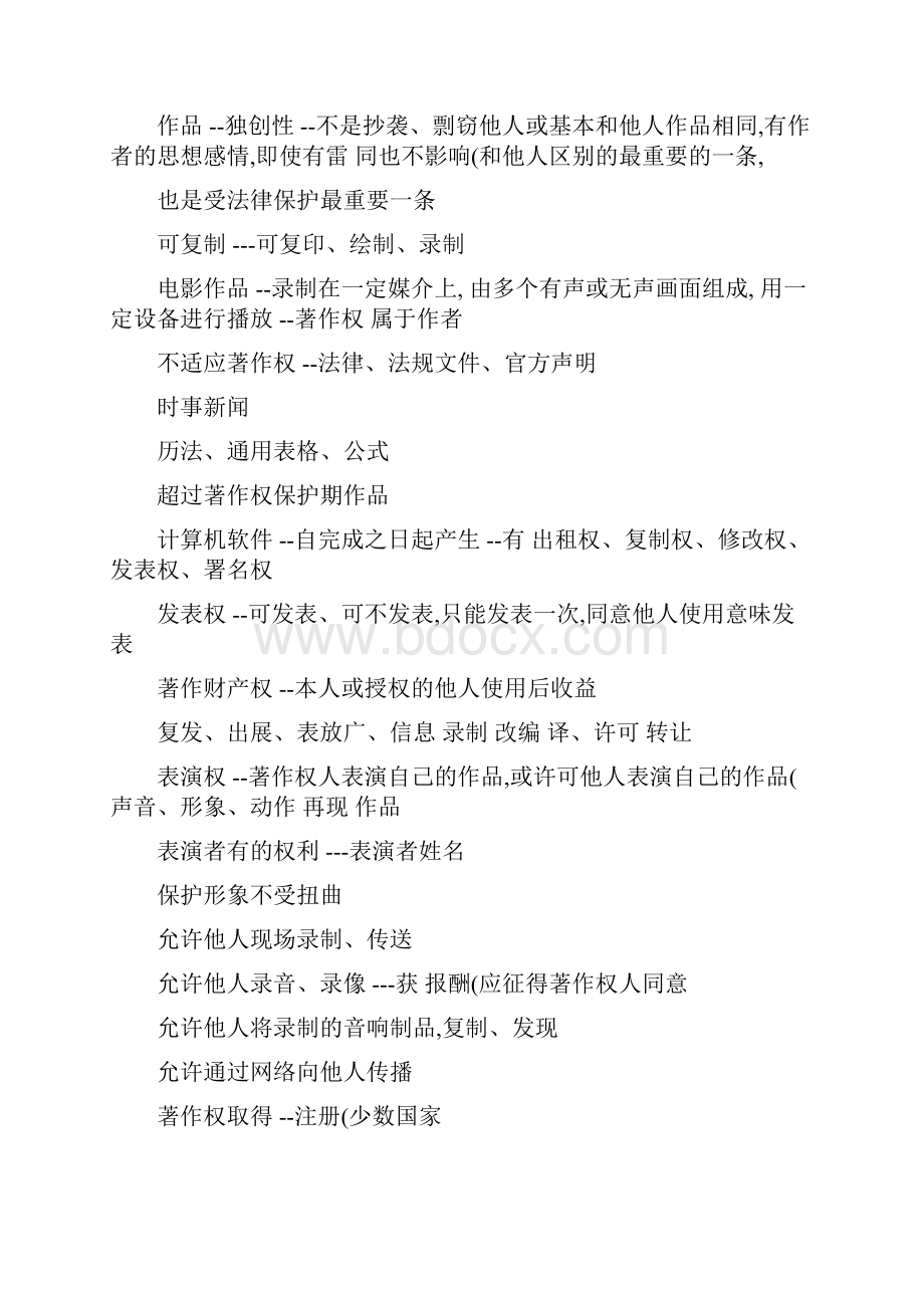 知识产权法 重点学习笔记.docx_第2页