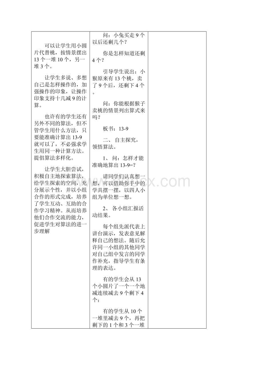 全册系列精选苏教版小学数学一年级下册教案全集 3.docx_第2页