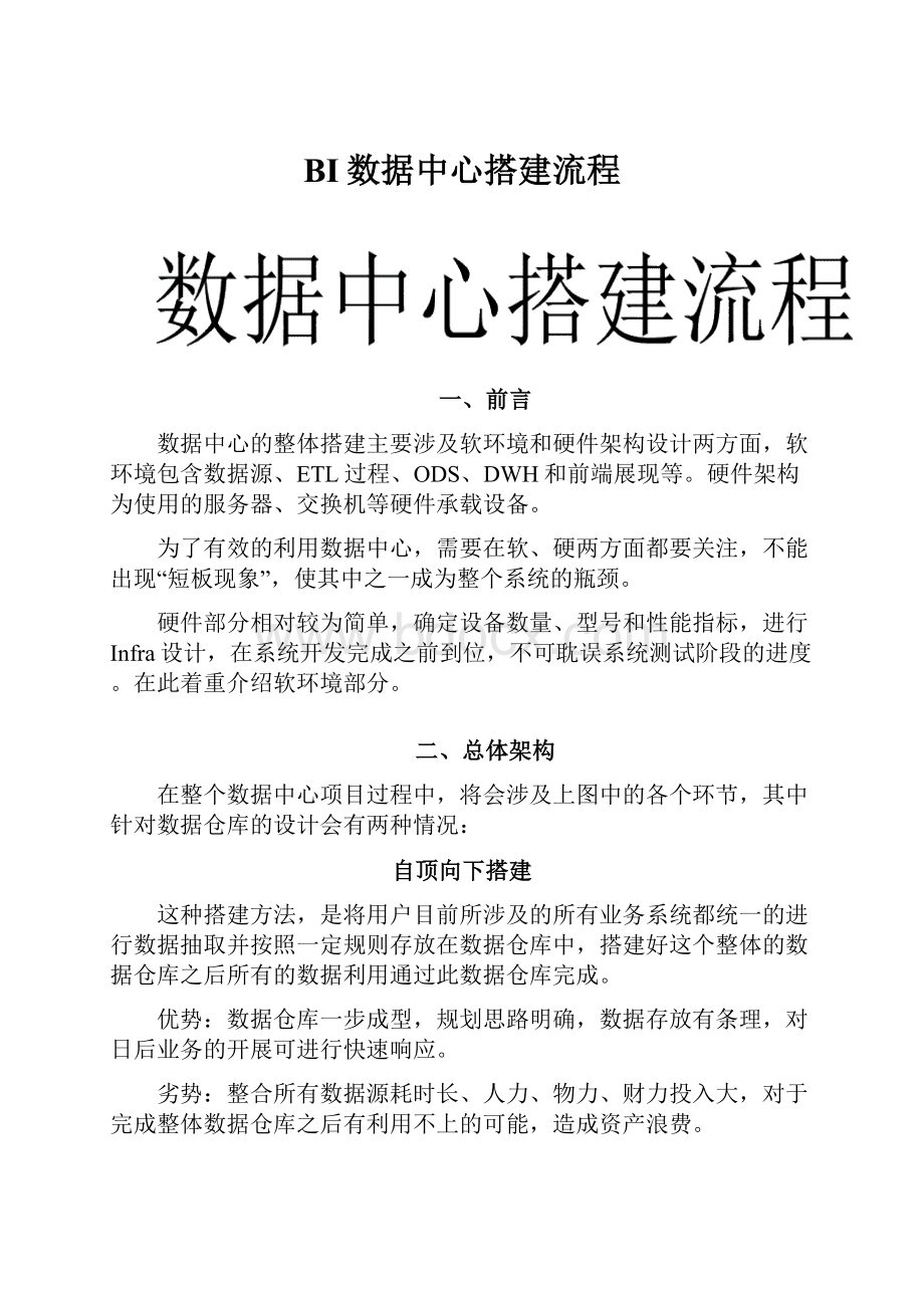 BI数据中心搭建流程.docx