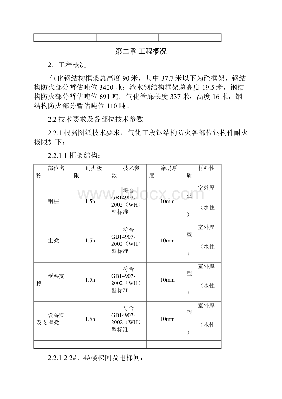 防火涂料施工方案.docx_第2页