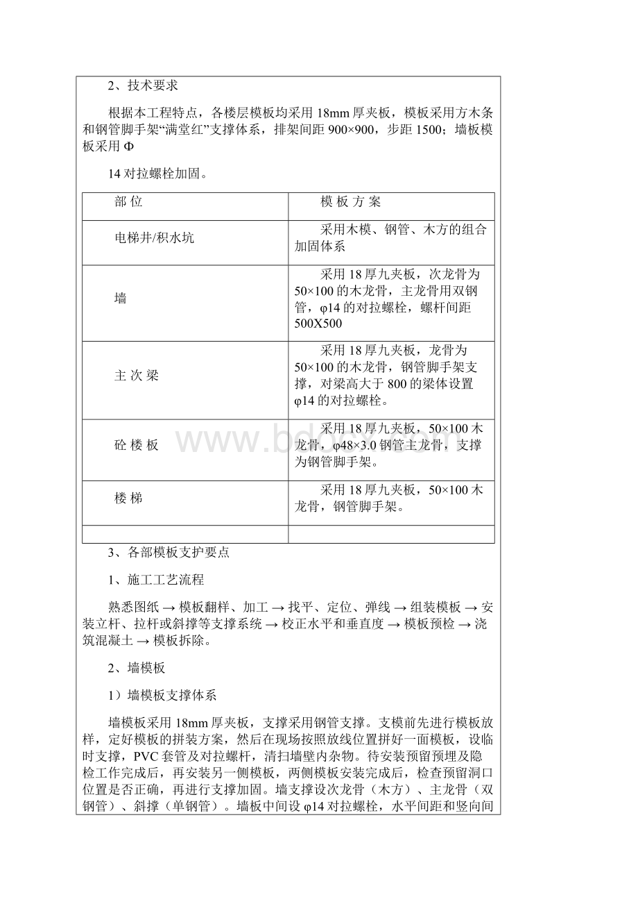 模板支撑技术交底.docx_第3页