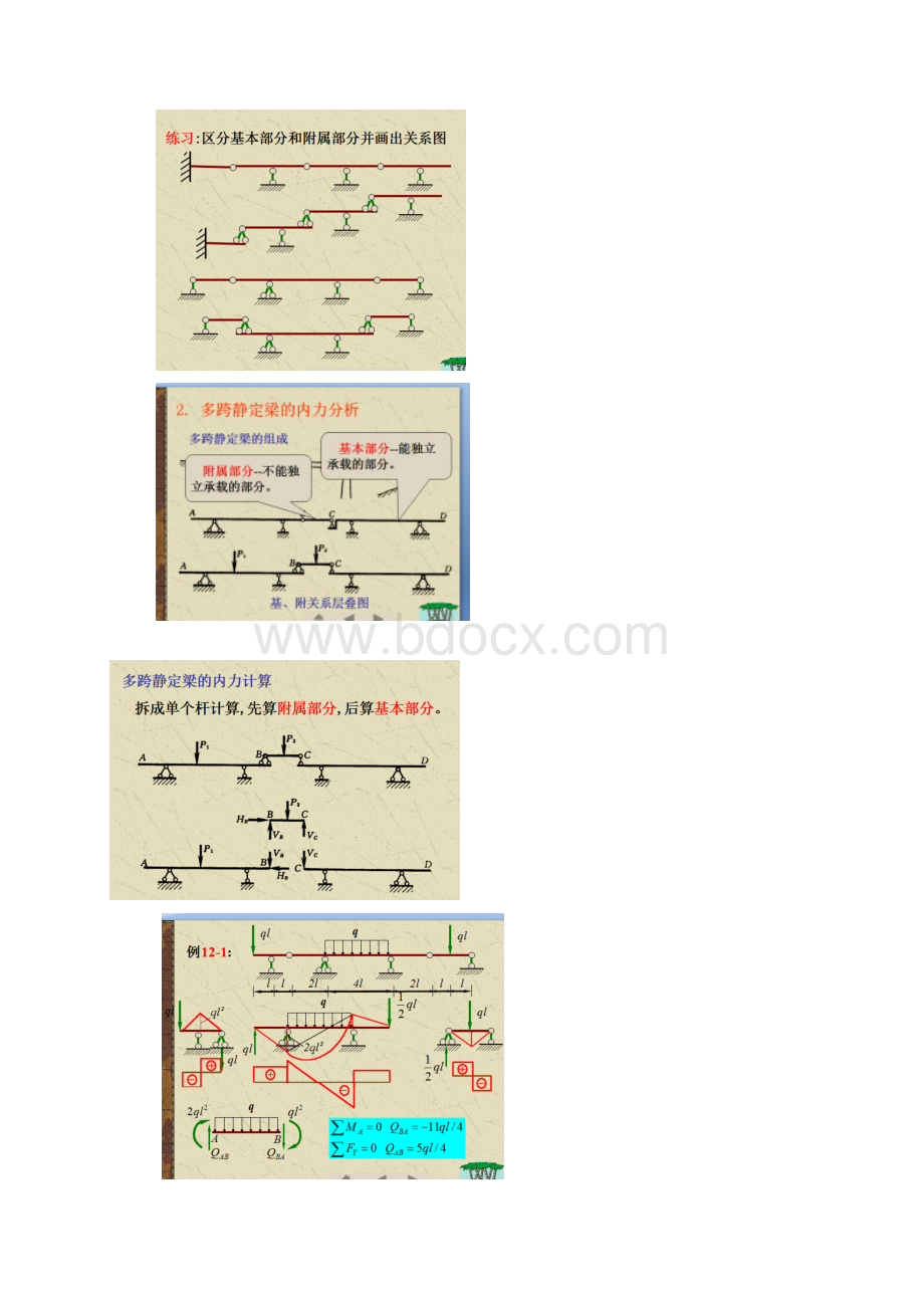 结构力学静定结构和超静定结构建筑类.docx_第3页