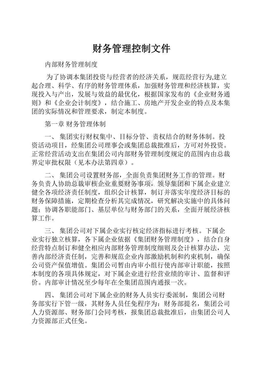 财务管理控制文件.docx