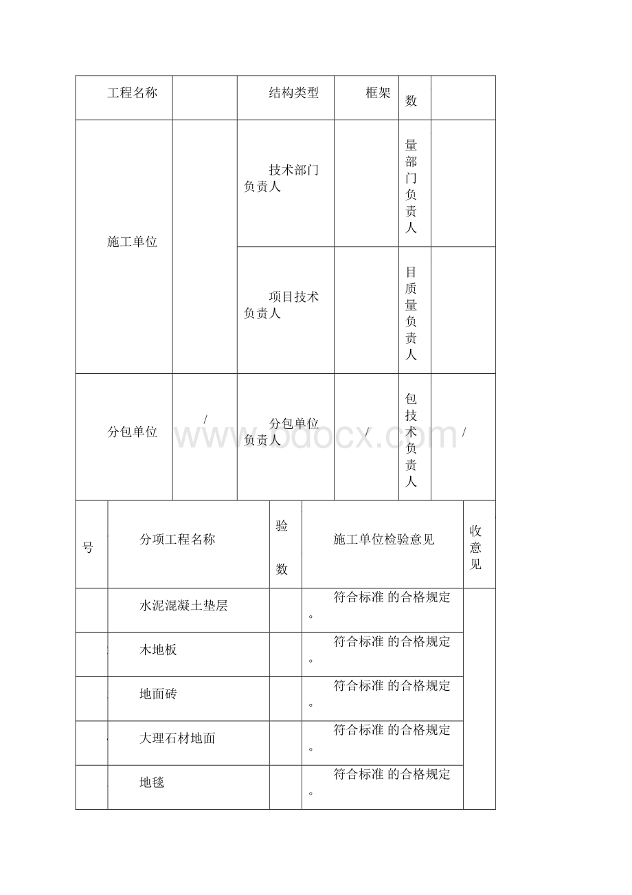 装饰工程验收资料表格工装.docx_第3页