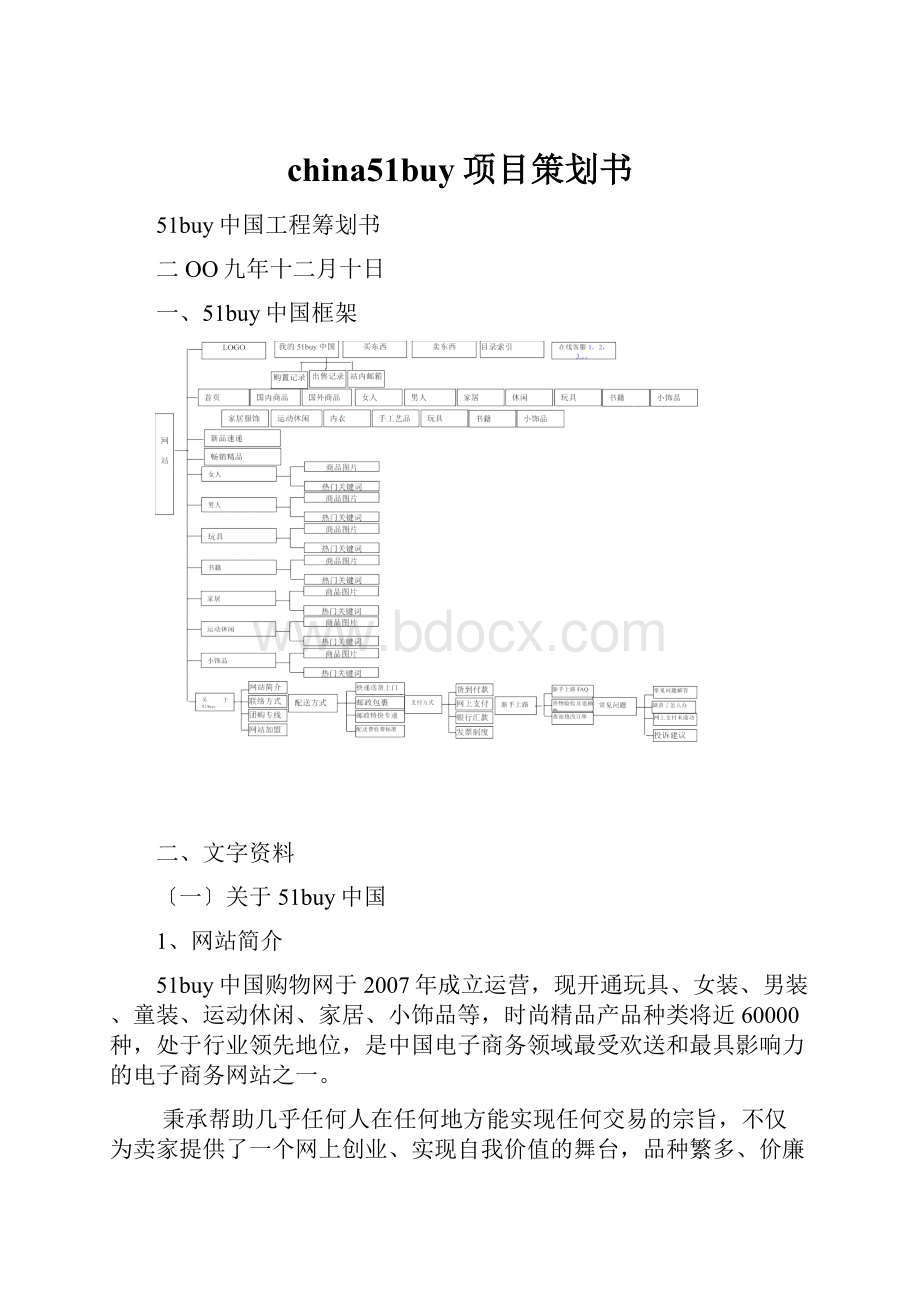 china51buy项目策划书.docx