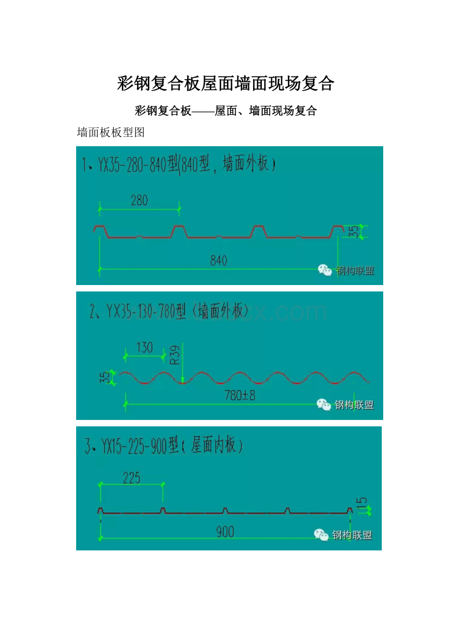 彩钢复合板屋面墙面现场复合.docx_第1页