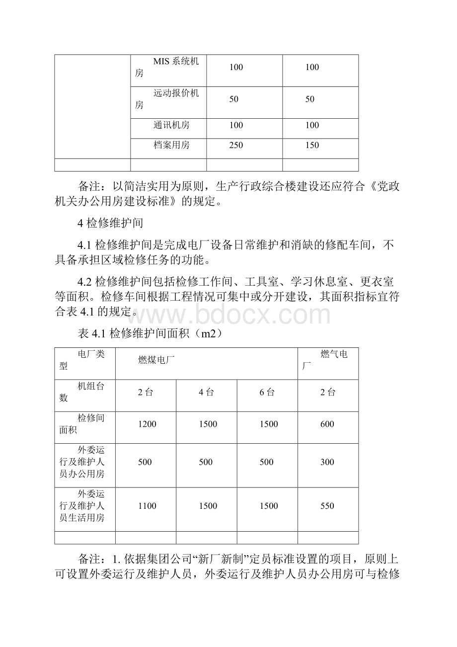 火电工程辅助厂房附属建筑物及生活服务设施建设规模指导意见试行18.docx_第3页