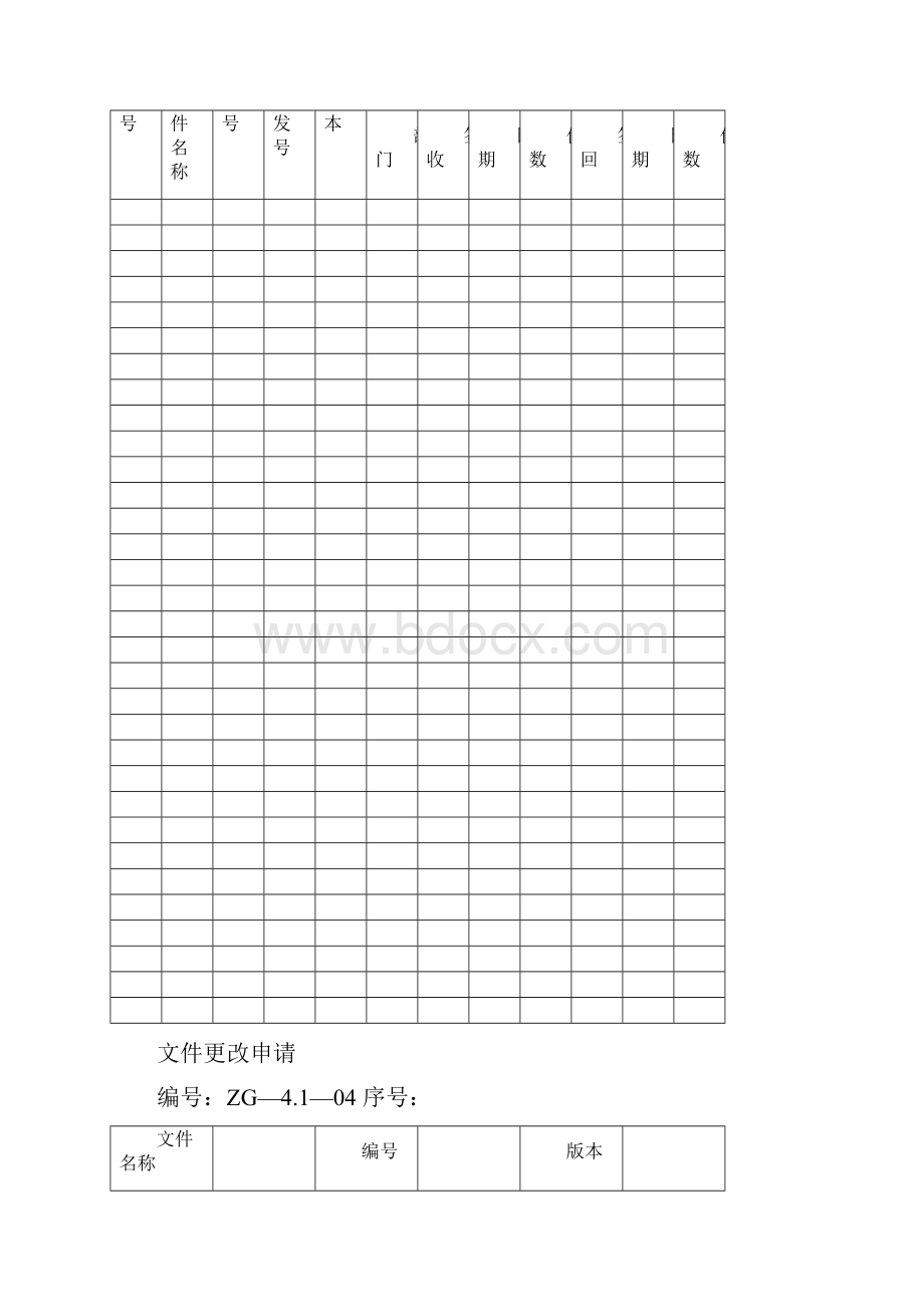 质量管理手册表格完整版精编版.docx_第2页