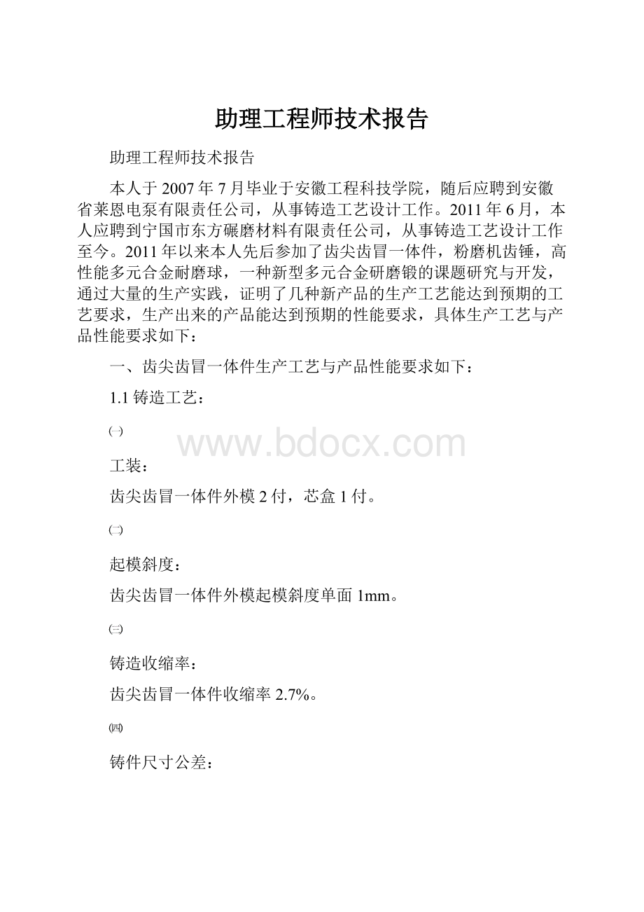 助理工程师技术报告.docx_第1页